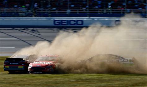 Paul menard hasn't missed a nascar cup series race since the 2007 season when he failed to qualify for the race at sonoma raceway in june, and he but that is at risk of changing this weekend in the 1000bulbs.com 500 at talladega superspeedway. @nascarcasm recaps Talladega Chase race in photos ...
