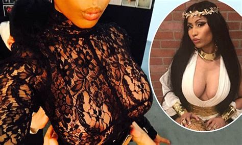 She also uses it to tease new content and announcements as demonstrated above. Nicki Minaj teases glimpse of breasts in Instagram selfie ...