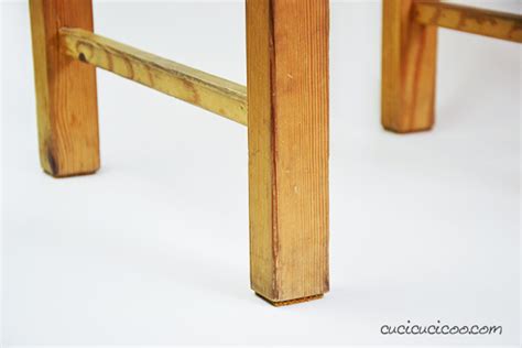 If the felt pads on your chair legs won't stay in place, here is a guide on how to keep them in place. DIY Chair Felt Pads in 10 Seconds with Upcycling - Cucicucicoo