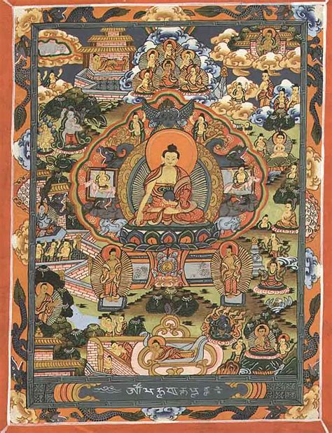 In pali siddhattha vor seiner geburt soll die seele siddharthas seiner mutter in einer vision in gestalt eines weißen. Buddhas Leben Thangka