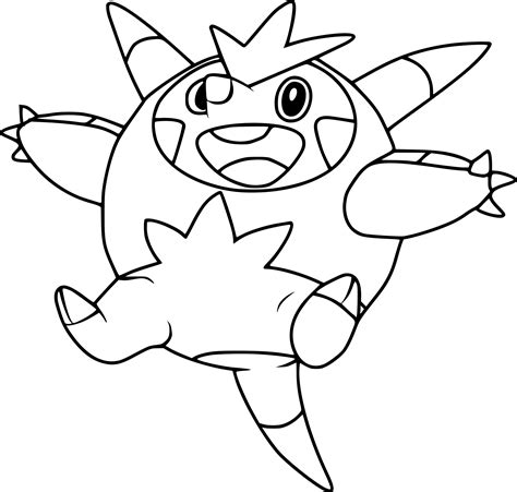 120 coloriages pokemon pour garçons et filles. Coloriage Boguérisse Pokemon à imprimer sur COLORIAGES .info