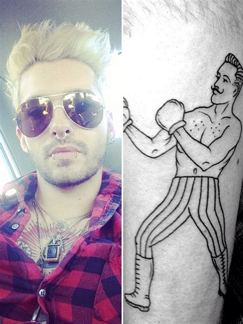The first one he got is the tokio hotel symbol he got on the back of his neck just when tokio hotel started. Tokio Hotel: Bill Kaulitz zeigt neues Tattoo | InTouch