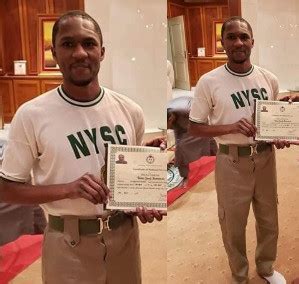 President muhammadu buhari's son, yusuf, today, completed his mandatory one year national youth service corps (nysc). Photos: President Buhari's son, Yusuf, passes out from NYSC