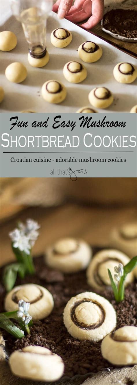 These cookies are so easy to make and even easier to eat. Fun and Easy Mushroom Shortbread Cookies | Recipe | Food ...