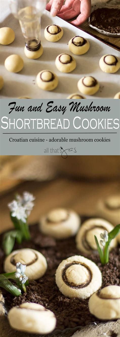 The easiest way to decorate cookies. Fun and Easy Mushroom Shortbread Cookies | Recipe | Food ...