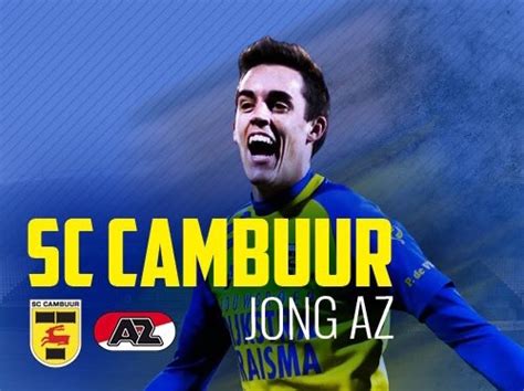 Jong az alkmaar played against sc cambuur in 2 matches this season. MATCHDAY: SC Cambuur - Jong AZ - SC Cambuur