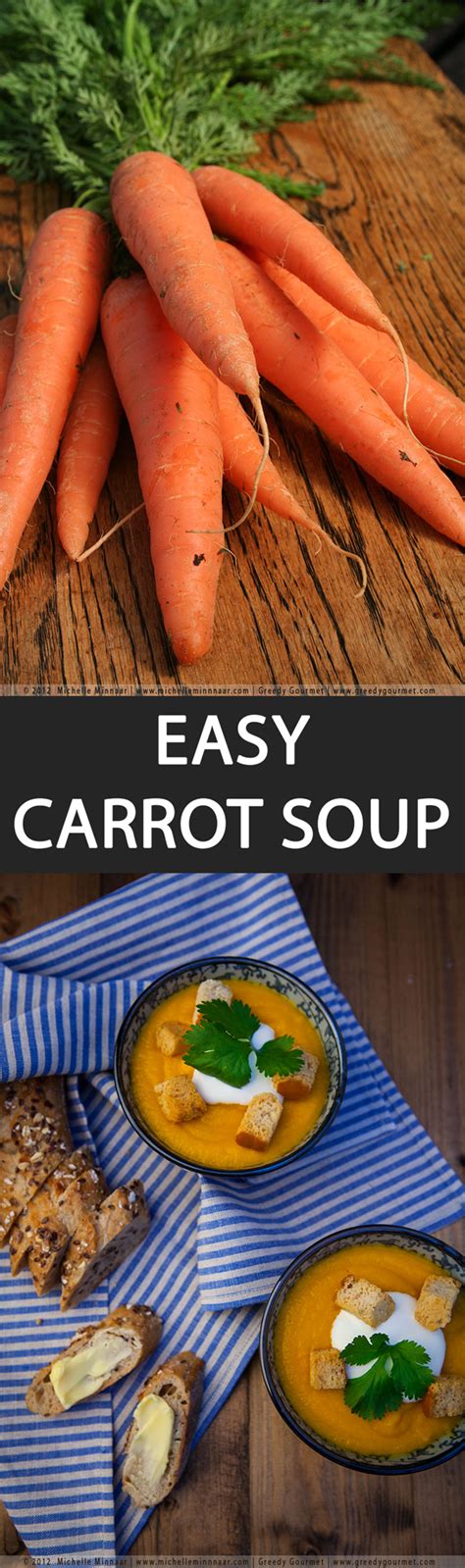 The best recipes with photos to choose an easy carrot and soup recipe. Easy Carrot Soup | Recipe | Carrot, coriander soup, Soup ...