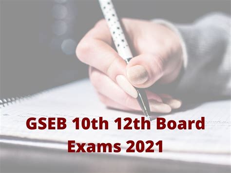 Gujarat board has announced that the ssc and hsc board exams will be cancelled due to the increasing. GSEB 10th 12th Board Exam 2021: Gujarat Board postpones ...