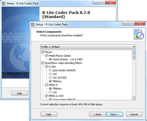 Old versions also with xp. K-Lite Codec Pack Standard 10.7.1 - Neowin