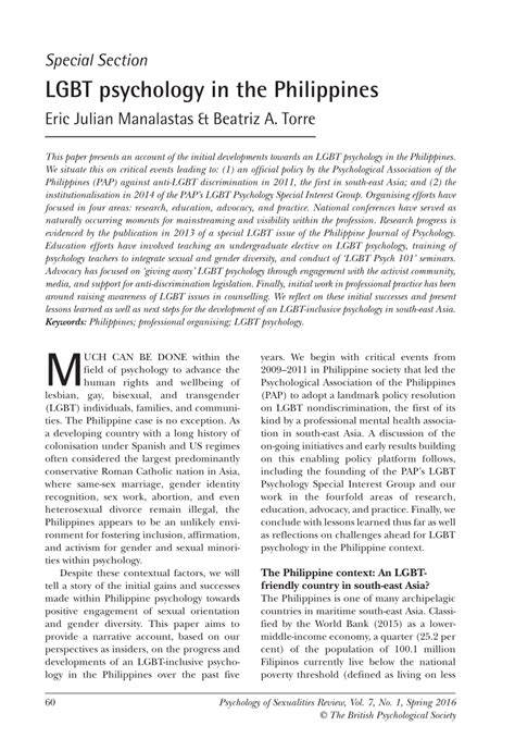 Position paper for mun sample. (PDF) LGBT psychology in the Philippines