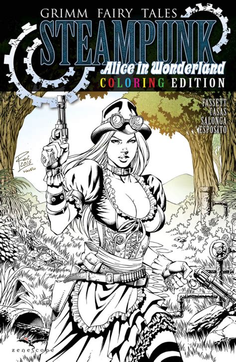 Grimm fairy tales presents wonderland v2 010 (2013). Grimm Fairy Tales Steampunk Alice in Wonderland Coloring ...