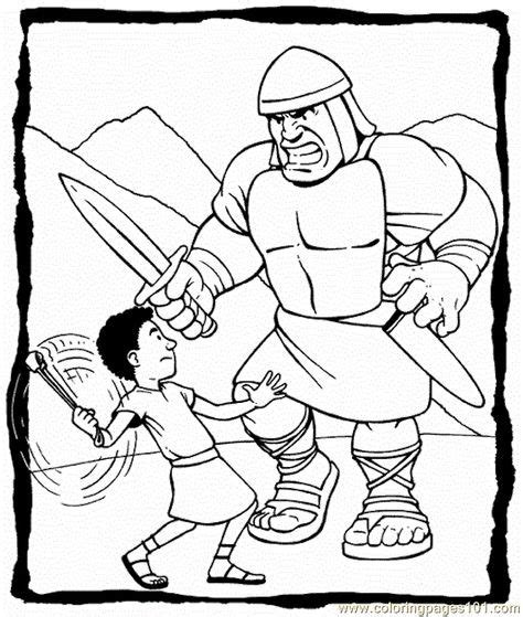 Maybe you would like to learn more about one of these? david & Goliath printables | free printable coloring page ...