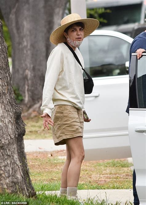 Selma blair made a quick run to the grocery store alongside her boyfriend ron carlson. Selma Blair models earth tones while grabbing coffee and ...