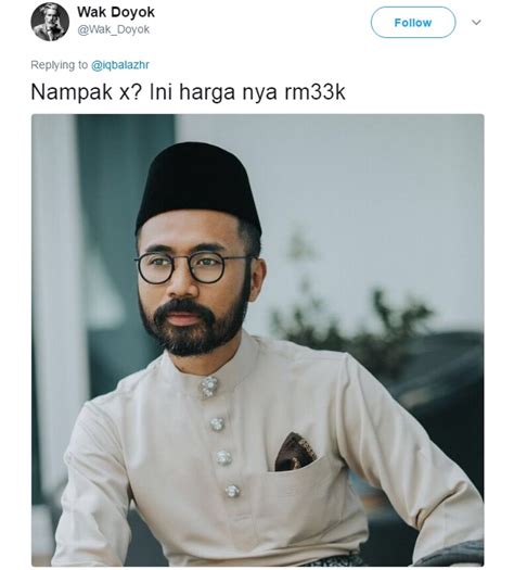 Standby di website & di butik. Wak Doyok Dikecam 'Tayang' Butang Baju RM33k! - NORTH ...