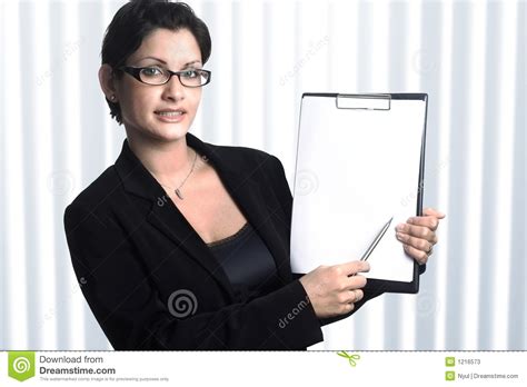 Your secretary stock image. Image of attractive, businesswoman - 1216573