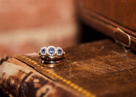 Blue sapphire engagement rings are a great choice for not only their beauty, but their durability as well. My engagement ring was a total surprise! He designed it ...