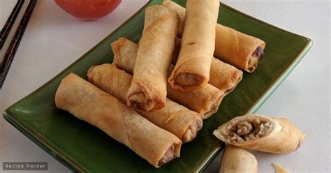 You might like to try these easy recipes. Easy Pork Spring Rolls Recipes - Makes 50