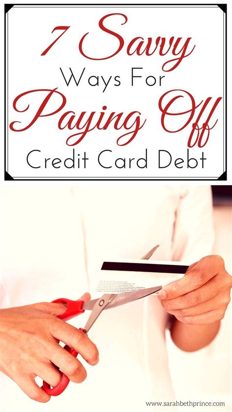 Maybe you would like to learn more about one of these? 7 Savvy Ways For Paying Off Credit Card Debt | Credit cards debt, Paying off credit cards ...