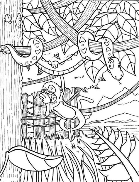 You can use our amazing online tool to color and edit the following jungle themed coloring pages. Jungle Drawing For Kids at GetDrawings | Free download