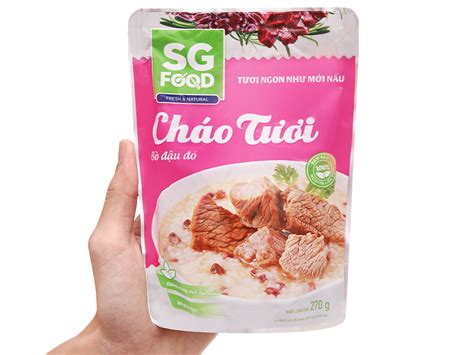 We did not find results for: Cháo tươi bò đậu đỏ SG Food gói 270g