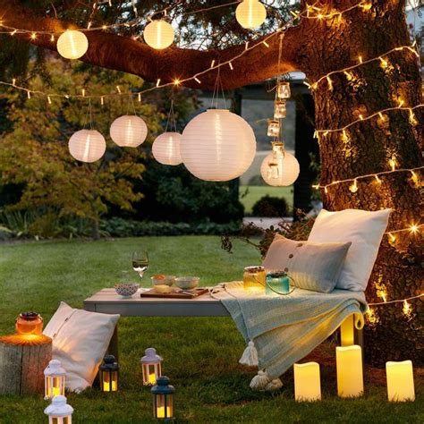 16 bezaubernde diy ideen für deinen garten. Guirlande lumineuse guinguette | Hinterhofbeleuchtung ...