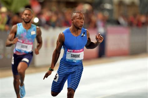 Simbine, running out of lane two, finished fourth as he fell short by 0.04 seconds of the bronze medal at olympic stadium in tokyo. Horn breaks SA record but Simbine pulls out to protect ...