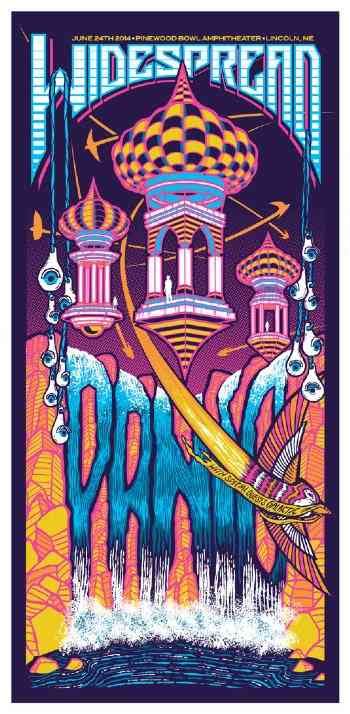 Welcome to the widespread panic fan site! Widespread Panic - Lincoln 2014 Official Poster