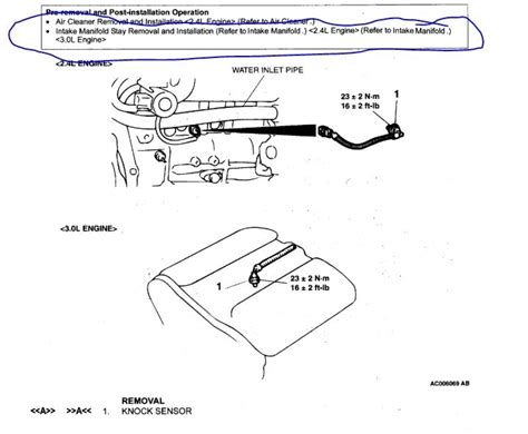 The knock sensor on the ve30de is prone to corrosion of the terminals and harness connection. Knock Sensor Replacement: How Do I Replace the Knock ...