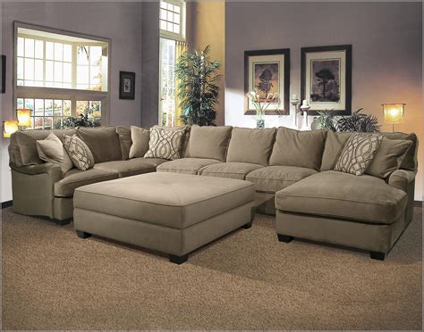 They don't so much exaggerate the physique as obliterate it. 2020 Popular Sectionals With Oversized Ottoman