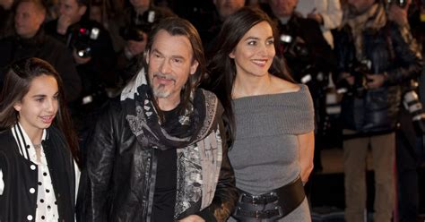 Ensemble, le couple a deux enfants : Florent Pagny, sa femme Azucena et leur fille Ael - 15eme ...