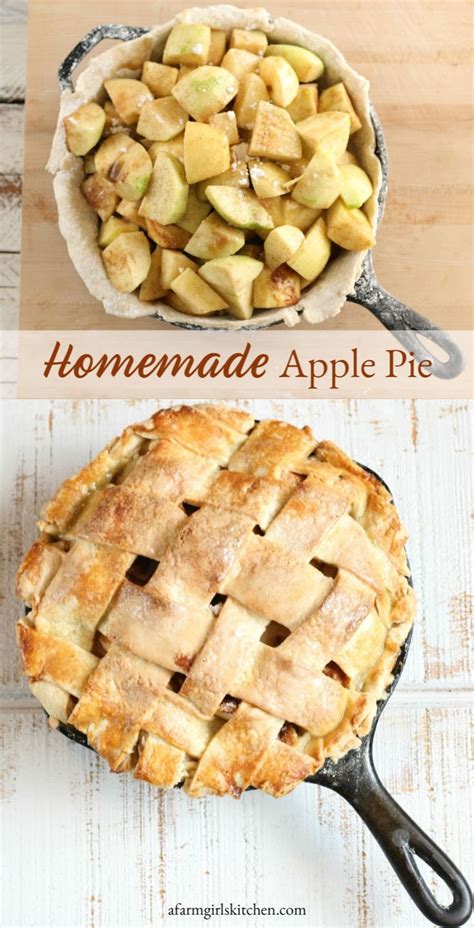 Large bowl, combine apples, sugar, flour and salt; So easy to make this EASY Apple Pie! Made with either ...