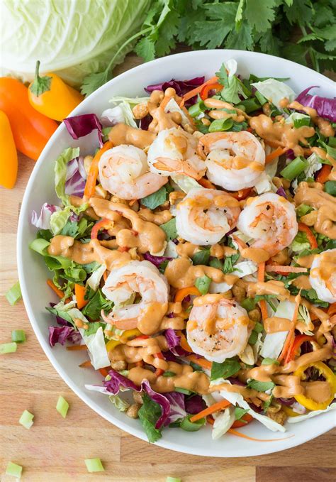 Either way, this shrimp and pomelo salad served with chili jam is simple, balanced, and delicious. Grilled Shrimp Thai Salad | Recipe | Salad, Thai shrimp salad, Crunchy asian salad