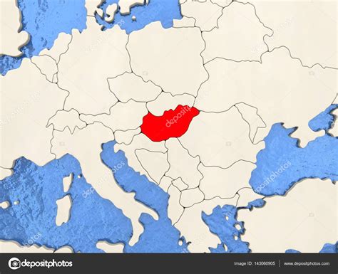 Hungría es uno de los veintisiete estados soberanos que forman la unión europea. Imágenes: del mapa de hungria | Hungría mapa — Foto de ...