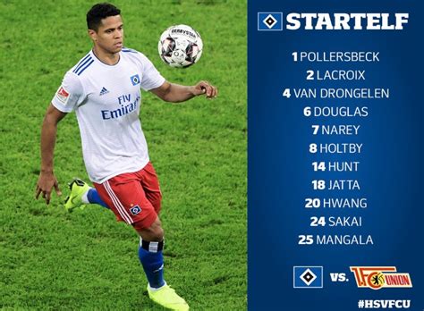 Die partie beim sv sandhausen von diesem wochenende soll am kommenden donnerstag, 22. Mit Jatta - so spielt der HSV gegen Union