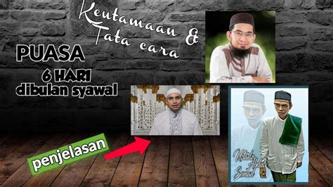 Menjalani puasa syawal enam hari dapat membuat kalian diberi ganjaran berupa pahala sepuluh kali lipat. KEUTAMAAN & TATA CARA Puasa Sunnah 6 Hari di Bulan Syawal ...
