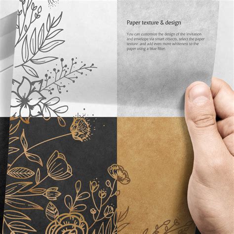 Leaflet mockup set on top of its envelope to showcase your invitation card designs. Free Hands Holding Invitation Mockup PSD | Free Mockups ...