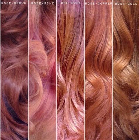 Copper red hair with golden highlights. Rose gold types | Hair color rose gold, Hair styles, Rose hair