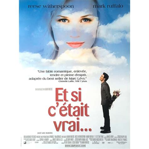 It takes just as much talent, and actually there are in my estimation less who really pull off comedic roles well. JUST LIKE HEAVEN French Movie Poster
