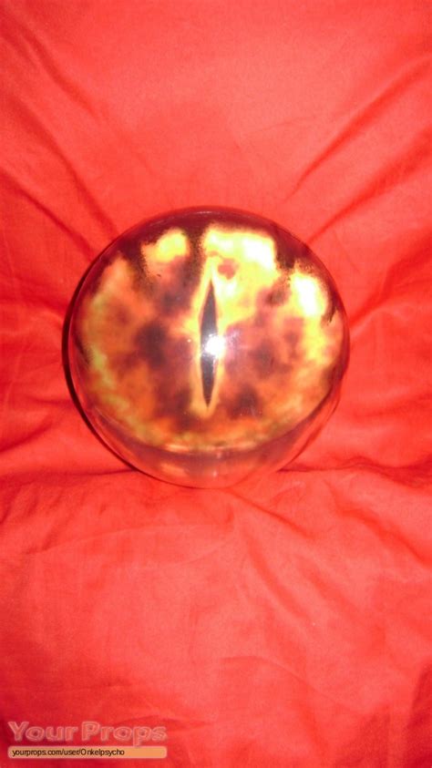 > at that moment a heavy shining thing came hurtling down from. Lord of the Rings Trilogy Palantir with Sauron Eye made ...