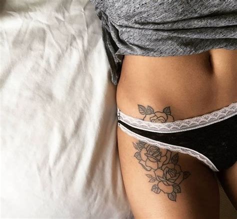 Some come with the true color of roses and are truly charming. Thigh tattoos for women - Beautiful ideas and design tips