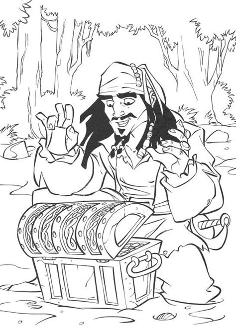 Jack sparrow coloring pages books 100 free and printable. 415 best images about PIRATES OF THE CARIBBEAN on ...