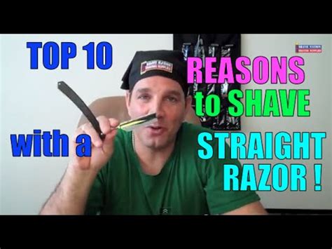 As always, we got you covered. TOP 10 Reasons To Shave with a Straight Razor - YouTube