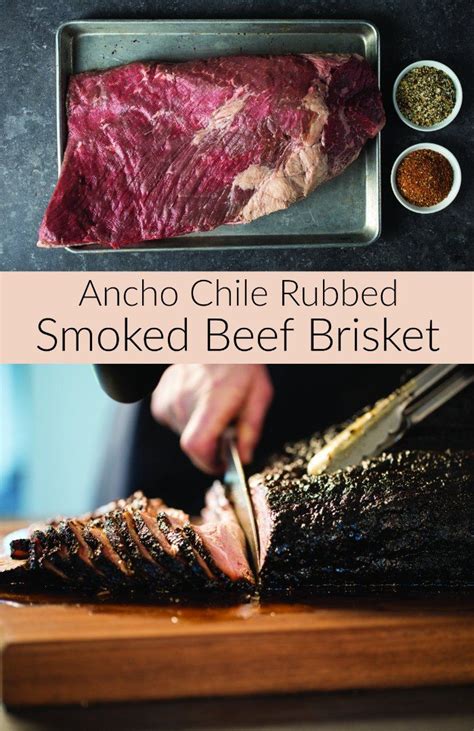 Maybe you would like to learn more about one of these? Ancho Chile Rubbed Smoked Beef Brisket Recipe | Mommy ...