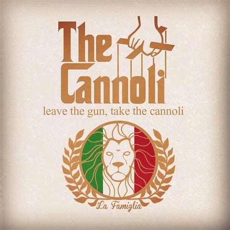Take the cannoli. neither the shooting script nor the novel mentions cannolis, but coppola had his own childhood memories to draw this detail from: a Delusional Thinking of Liza Razak: Leave The Gun, Take ...