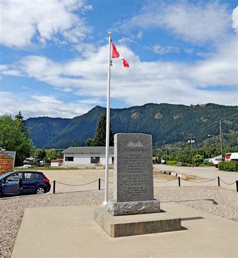 Bringing people together for the best floating holidays around, waterway houseboat vacations was a staple in sicamous for over 45 years. Sicamous Cenotaph - Sicamous, BC - World War I Memorials ...