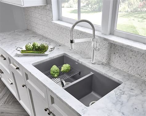 Searching for blanco sink reviews? Blanco 441125 Precis 33" Undermount Double Basin SILGRANIT ...