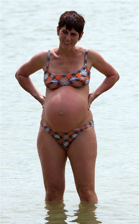 Pregnancy is the most meaningful period in the life of a woman. Naturist women showing naked pregnant body - Pregnant ...