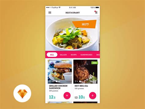 Get coupons and more from theses free food restaurants apps above! Menu - Day91 My UI/UX Free SketchApp Challenge on Behance