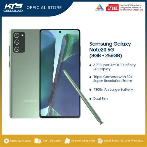 Read below to find out why samsung smartphones, especially the galaxy series, are among the best mobile phones in malaysia. Samsung Galaxy Note 20 5G (8GB RAM + 256GB ROM) Smartphone ...