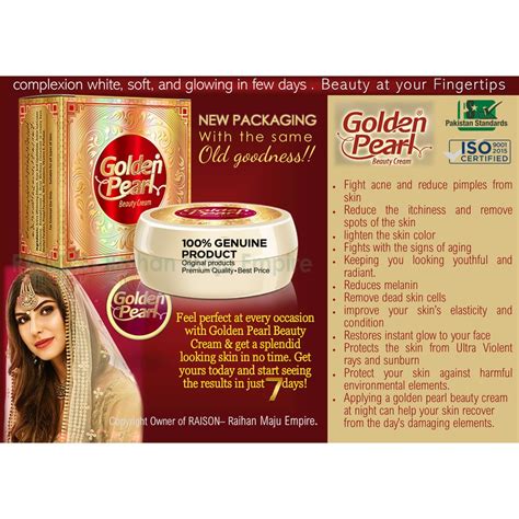 Golden pearl beauty cream 100% genuine guaranteed, in stock buy online for rs.200 only. Golden Pearl Beauty Cream 100% Genuine Products 30gm 1 PC ...